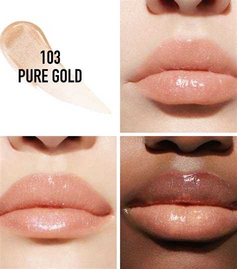 dior lip 103 pure gold|Dior Christian Dior Dior Addict Lip Maximizer (Hyaluronic Lip .